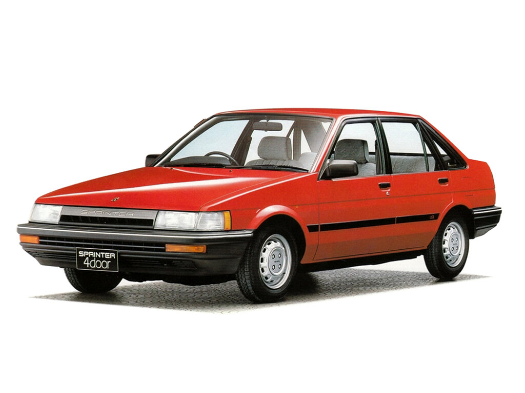 Toyota Sprinter (AE81, AE82, EE80, CE80) 5 поколение, рестайлинг, седан (05.1985 - 04.1987)